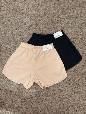 NWT UNIQLO Women’s Active Shorts Bundle - Light Pink & Black